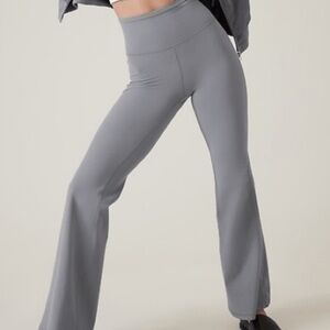 Athleta Grey-Blue Elation Flares